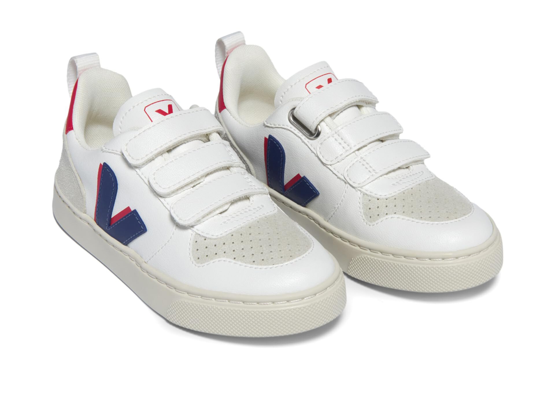 Детские кроссовки VEJA Small V-10 из кожи без хрома с EVA стелькой Veja