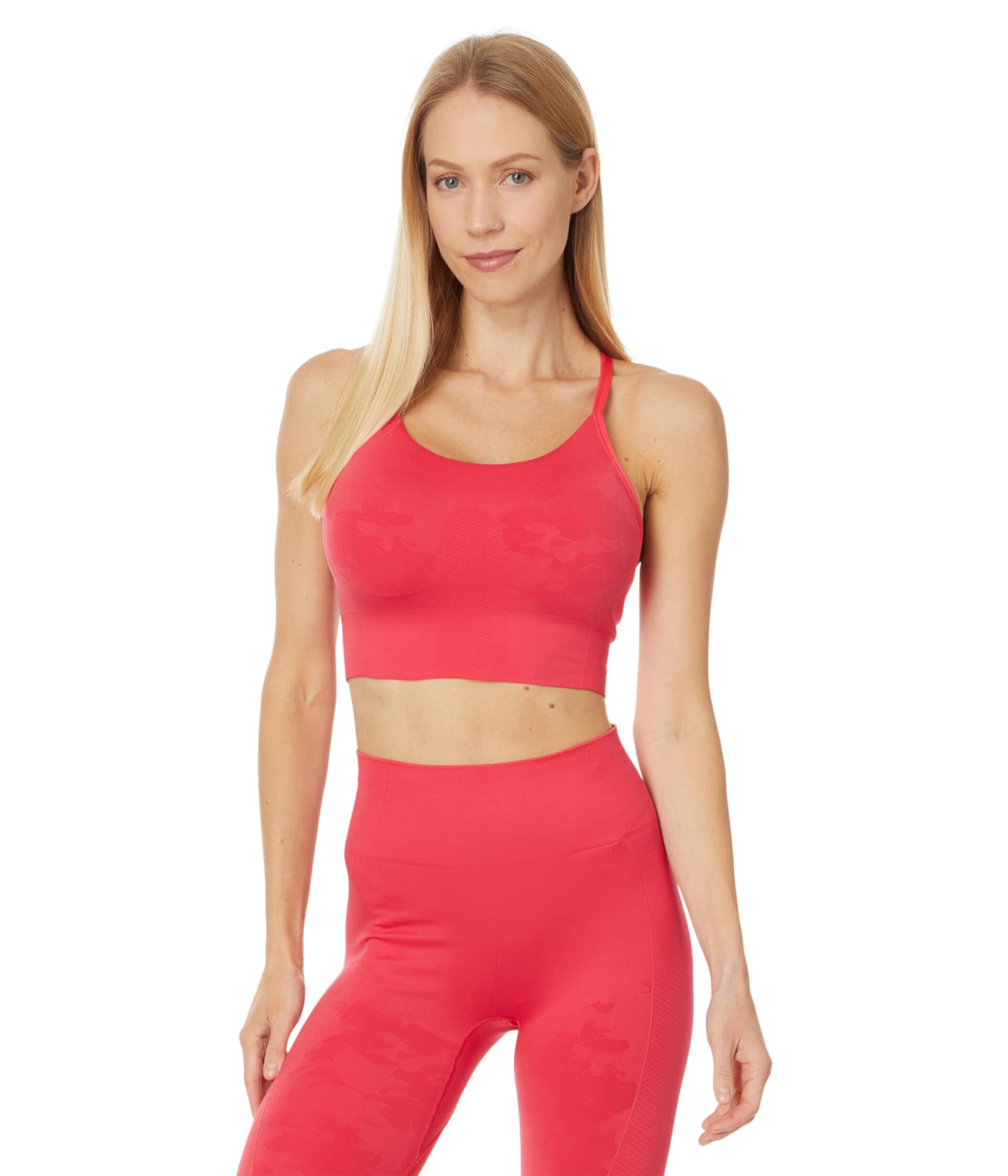 Бра для йоги adidas by Stella McCartney TrueStrength Seamless IW9828 из переработанного полиэстера с комфортной посадкой Adidas