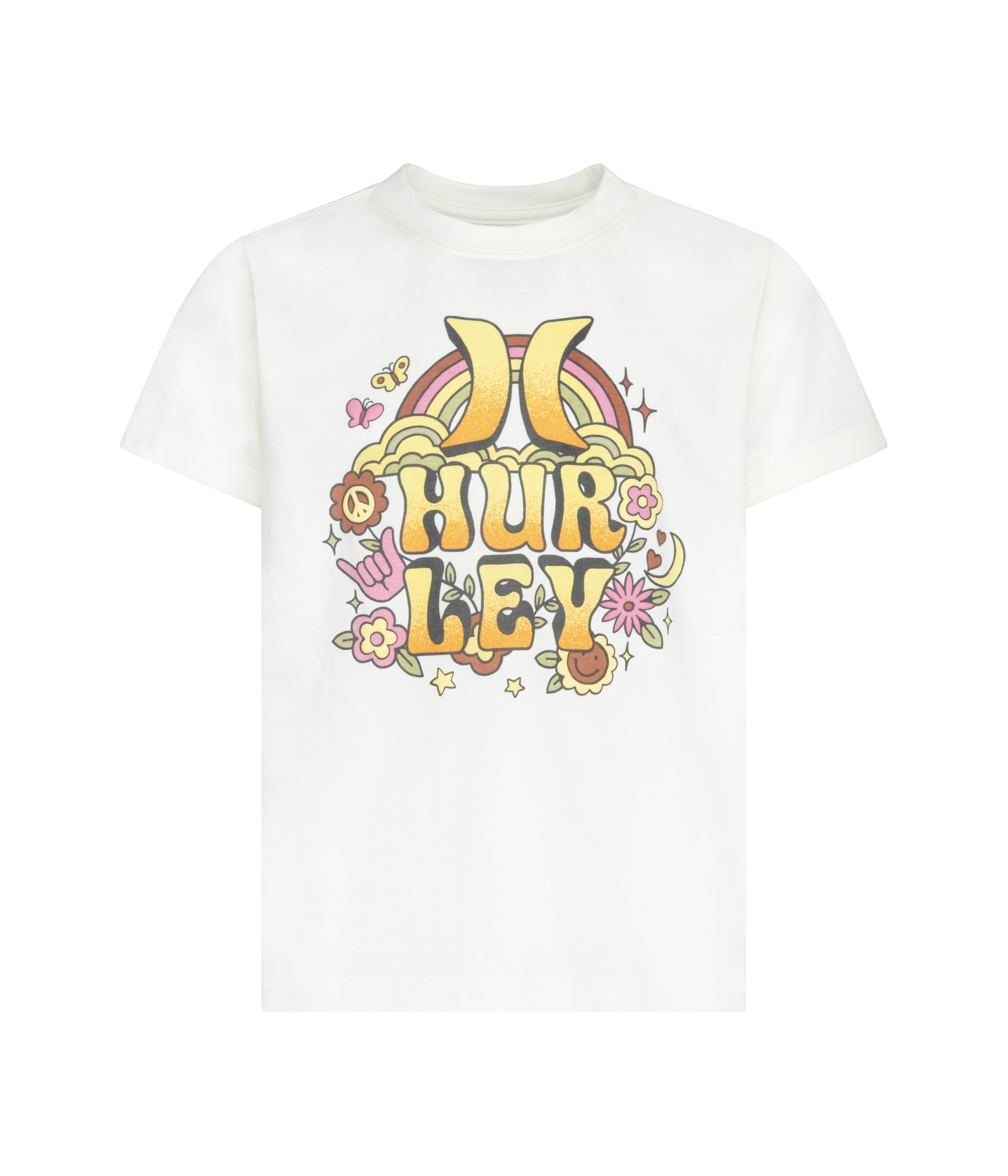 Peace & Love Tee (Big Kid) Hurley