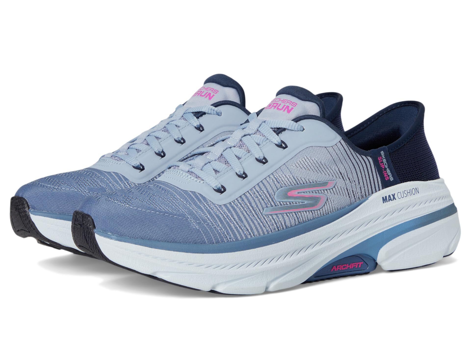 Женские Кроссовки для бега SKECHERS Max Cushioning Arch Fit 2.0 Adelphi Hands Free Slip-Ins SKECHERS