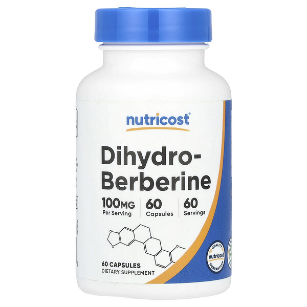 Dihydroberberine, 100 mg , 60 Capsules (Капсулы) Nutricost