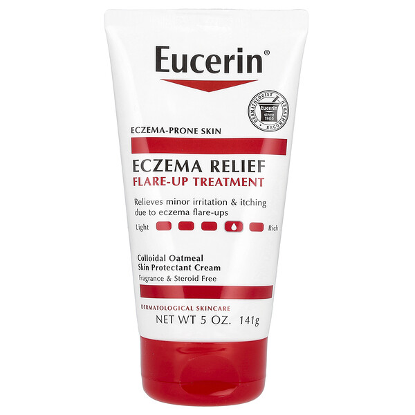 Eczema Relief Flare-Up Treatment, Fragrance Free, 5 oz (141 g) Eucerin