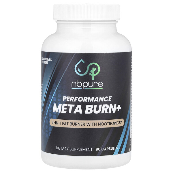 Performance, Meta Burn+, 90 Capsules (Капсулы) NBPure