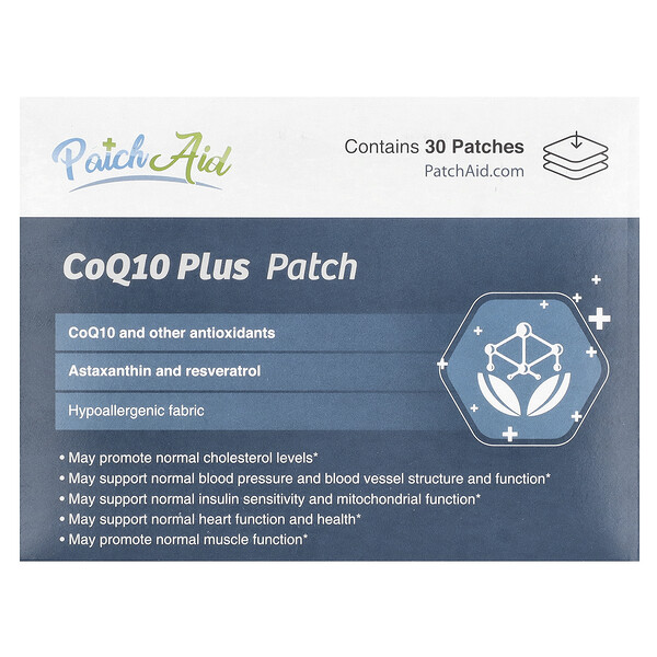 CoQ10 Plus Patch , 30 Patches PatchAid