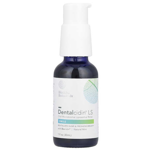 Dentalcidin® LS, Natural Mint, 1 fl oz (30 mL) Biocidin Botanicals