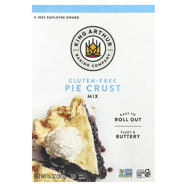 Gluten-Free Pie Crust Mix, 14 oz (Унции) (397 g) King Arthur Baking Company