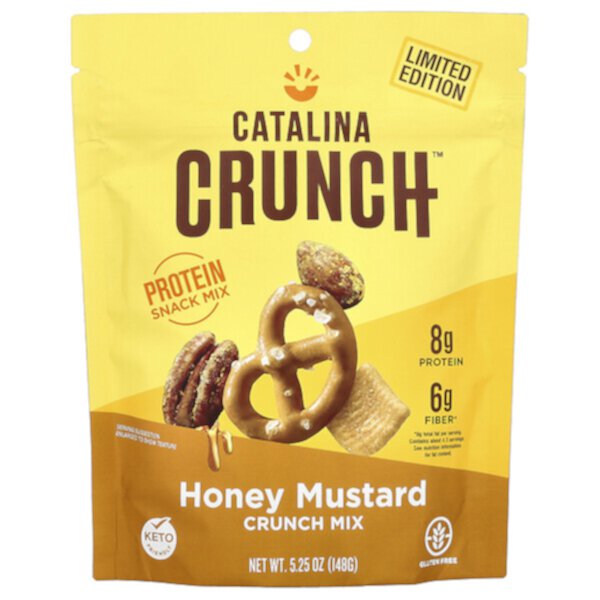 Crunch Mix, Honey Mustard, 5.25 oz (Унции) (148 g) Catalina Crunch