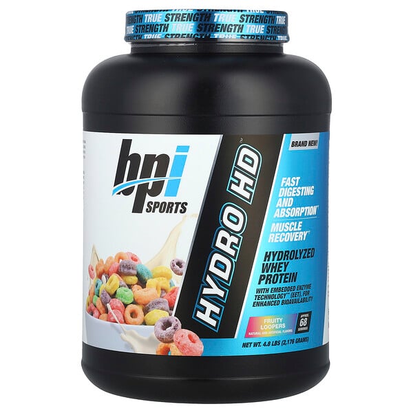 Hydro HD™, Hydrolyzed Whey Protein, Fruity Loopers, 4.8 lbs (2,176 g) BPI