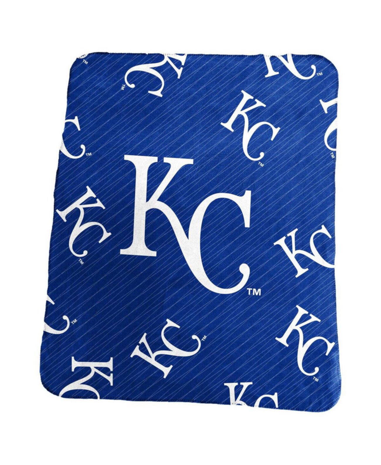 Kansas City Royals 50" x 60" Repeating Logo Classic Plush Throw Blanket Logo Brand