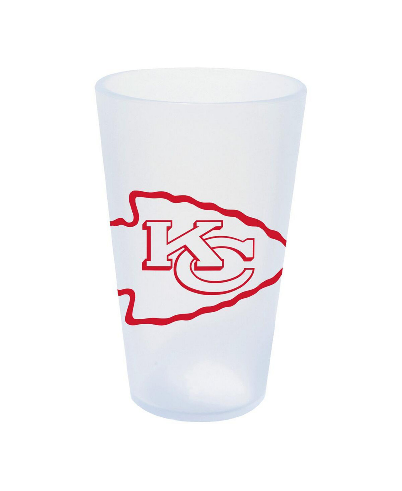 Kansas City Chiefs 16oz. Icicle Silicone Pint Glass Wincraft