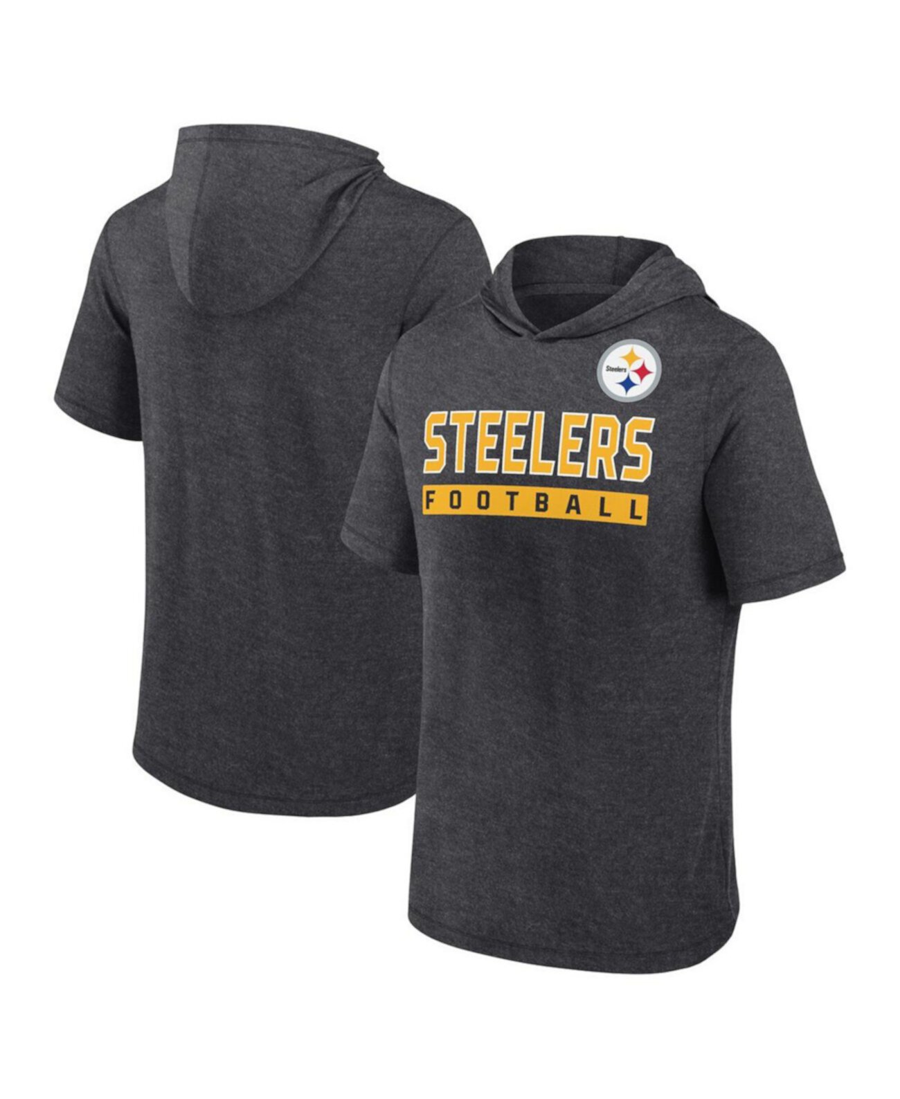 Мужская Джерси Fanatics Pittsburgh Steelers Big Tall Hoodie T-Shirt Fanatics