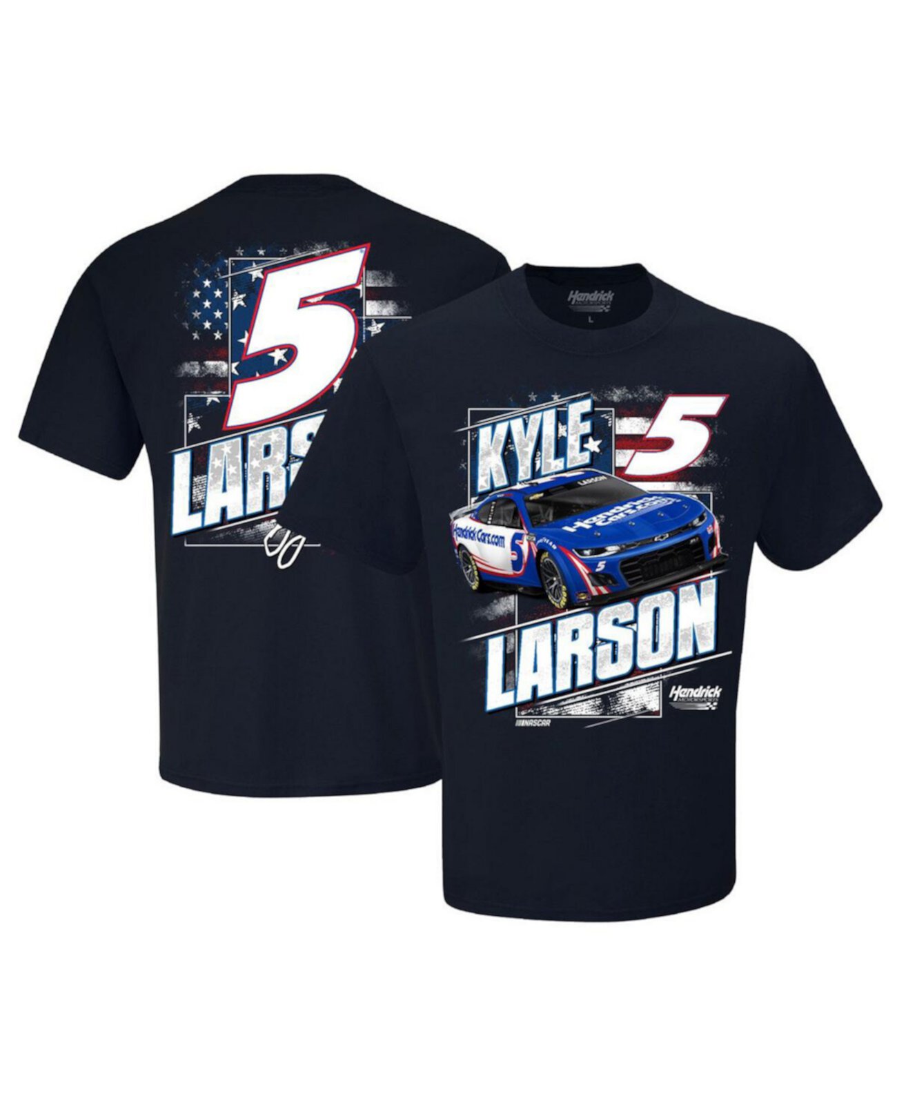 Футболка с коротким рукавом Kyle Larson от Hendrick Motorsports из мягкого хлопка Hendrick Motorsports Team Collection