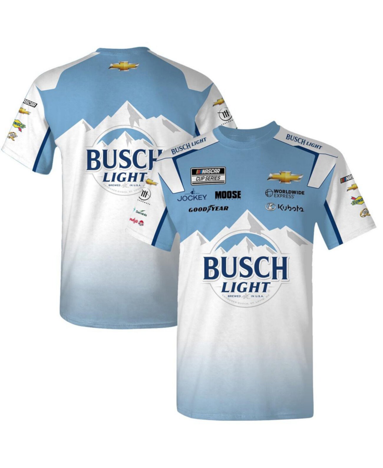 Мужская Джерси Checkered Flag Sports Ross Chastain Busch Light Checkered Flag Sports