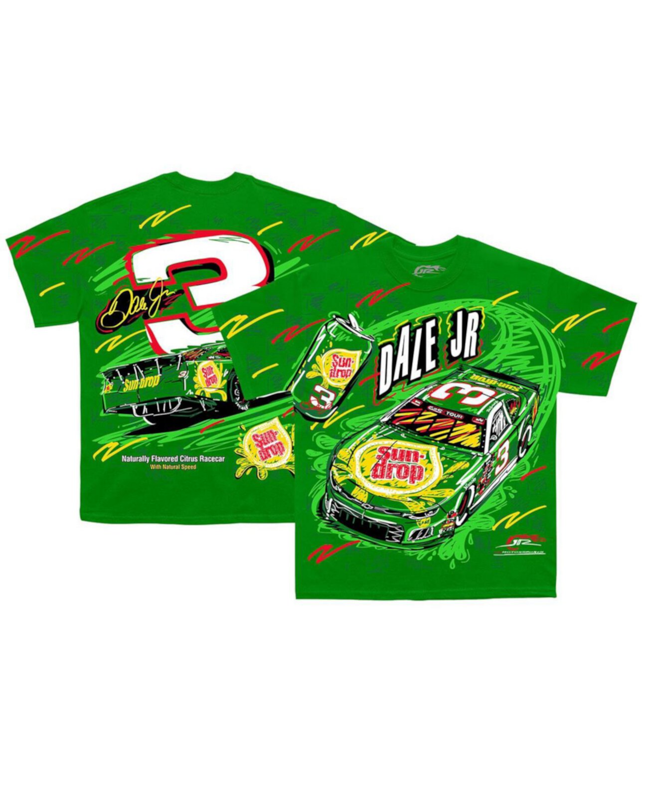 Мужская Джерси JR Motorsports Official Team Apparel Sun Drop Total Print JR Motorsports Official Team Apparel