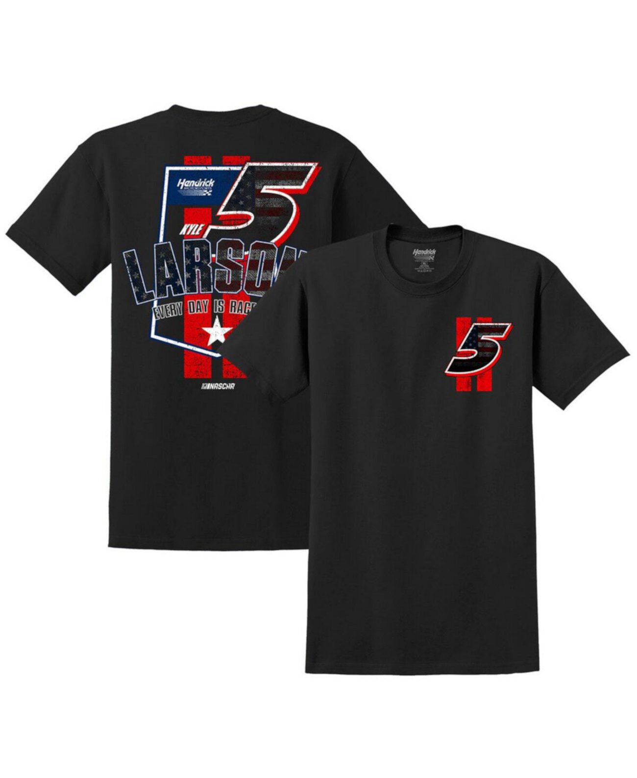 Мужская Джерси Hendrick Motorsports Team Collection Kyle Larson Flag Tri-Blend Hendrick Motorsports Team Collection