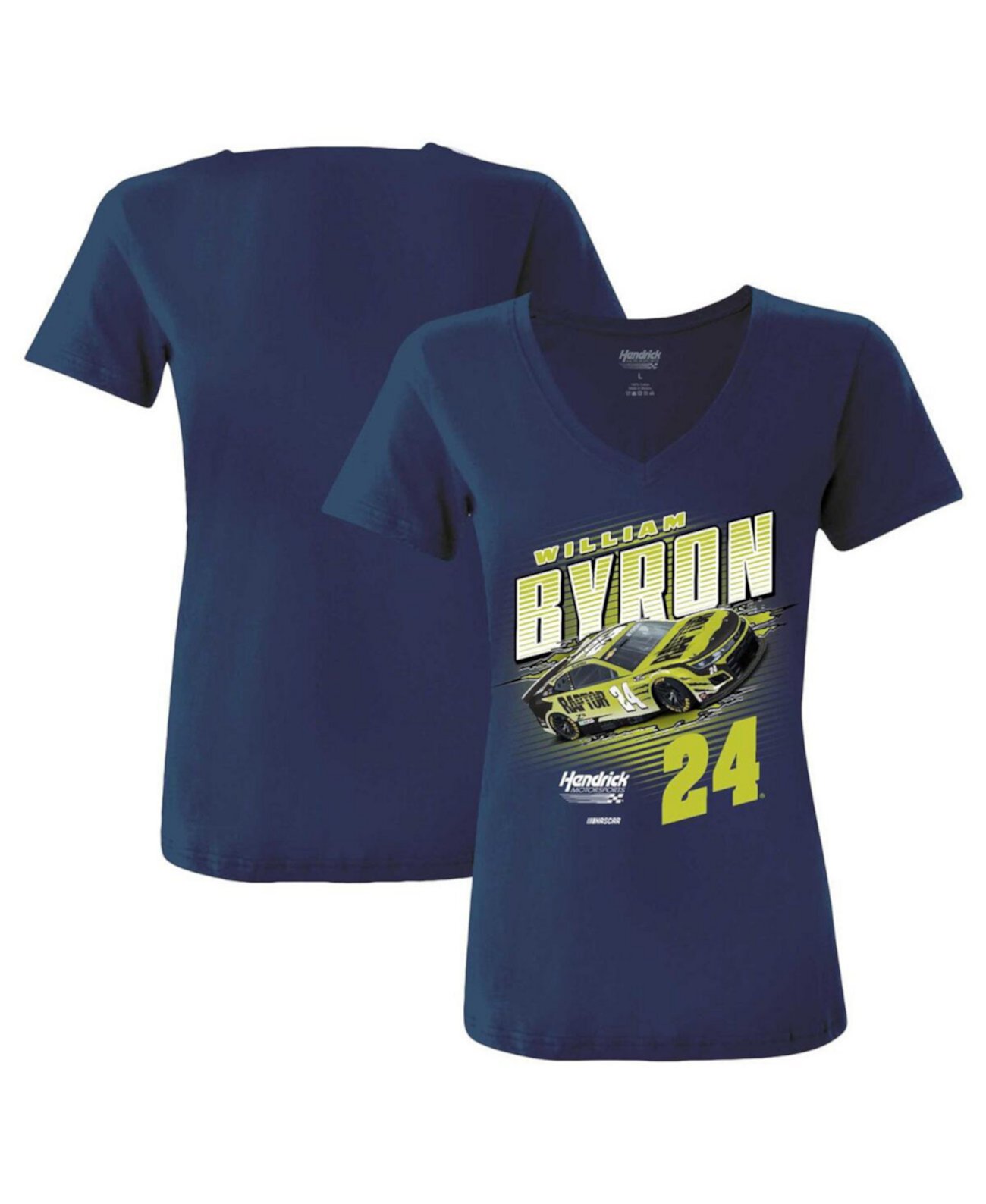 Женская Джерси Hendrick Motorsports Team Collection William Byron Raptor Racer V-Neck Hendrick Motorsports Team Collection