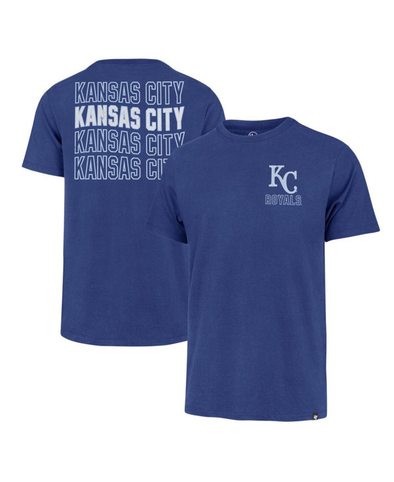 Мужская Джерси '47 Brand Royal Kansas City Royals Hang Back Franklin '47 Brand