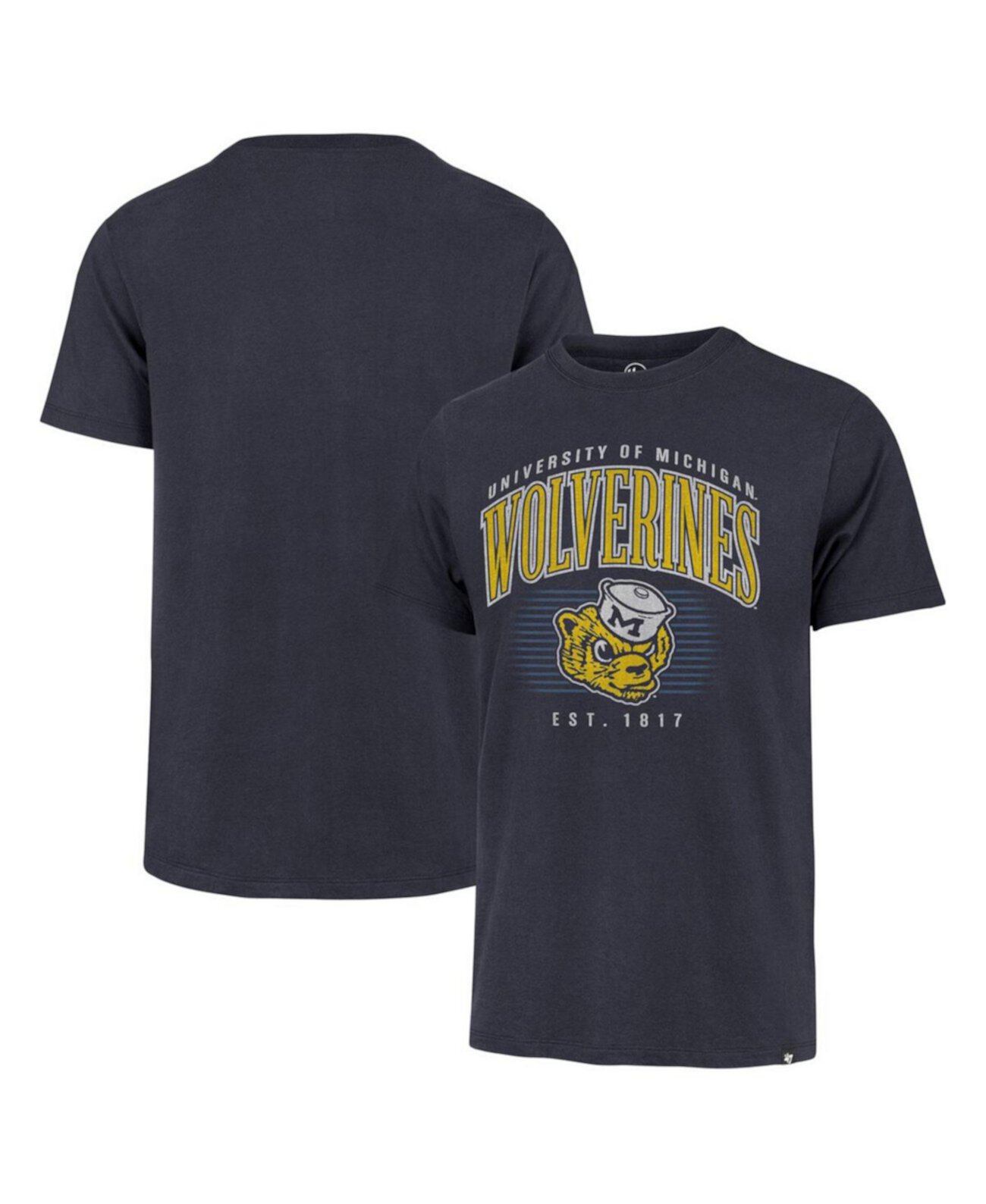 Мужская Джерси '47 Brand Double Header Michigan Wolverines '47 Brand