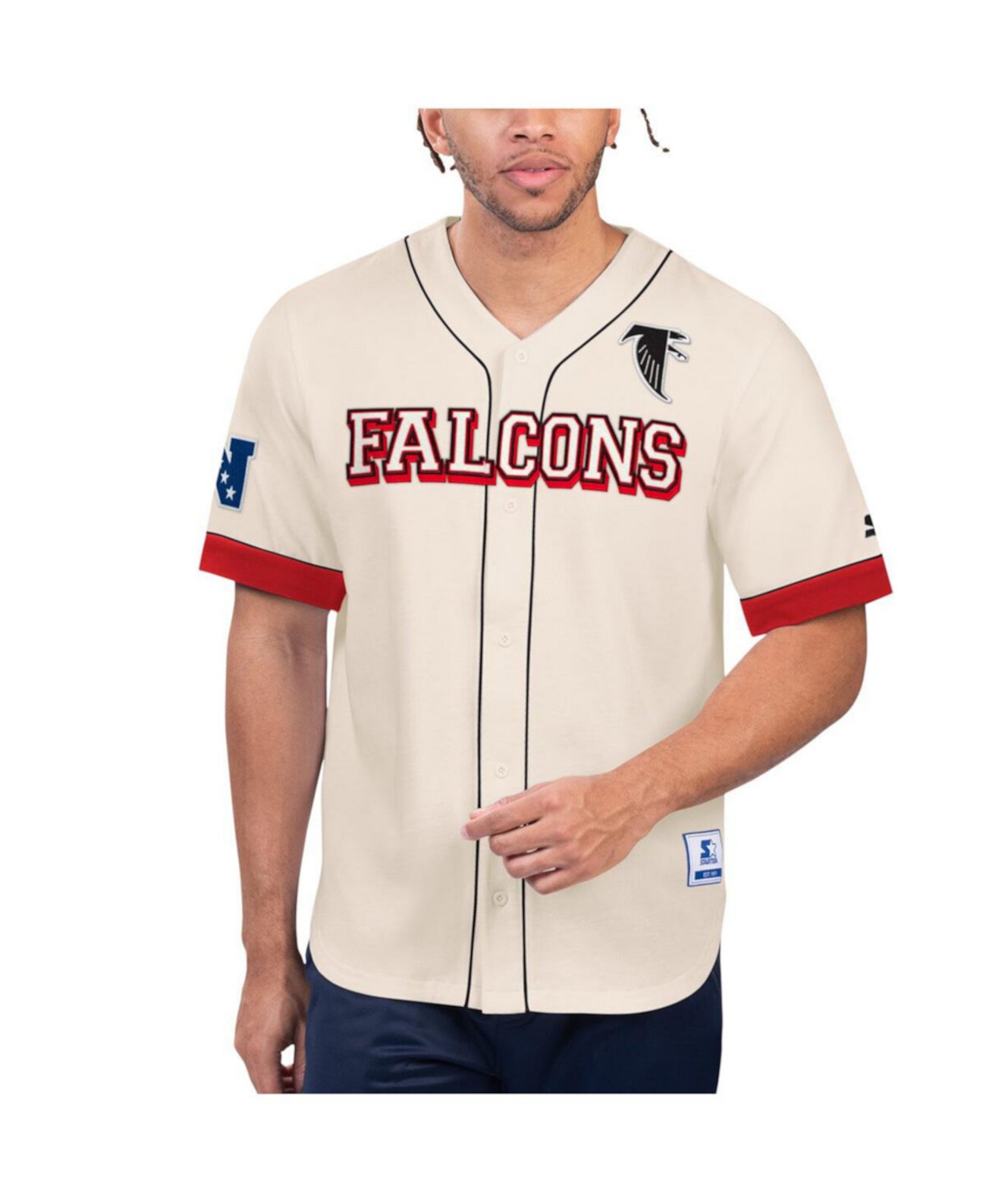 Мужская Джерси Starter Atlanta Falcons Relay Vintage-Like Starter