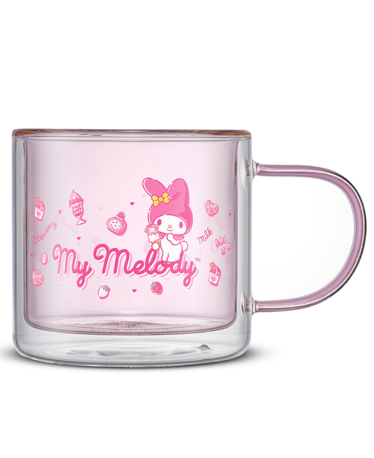 Sanrio My Melody Double Wall Coffee Mugs, Set of 2 JoyJolt