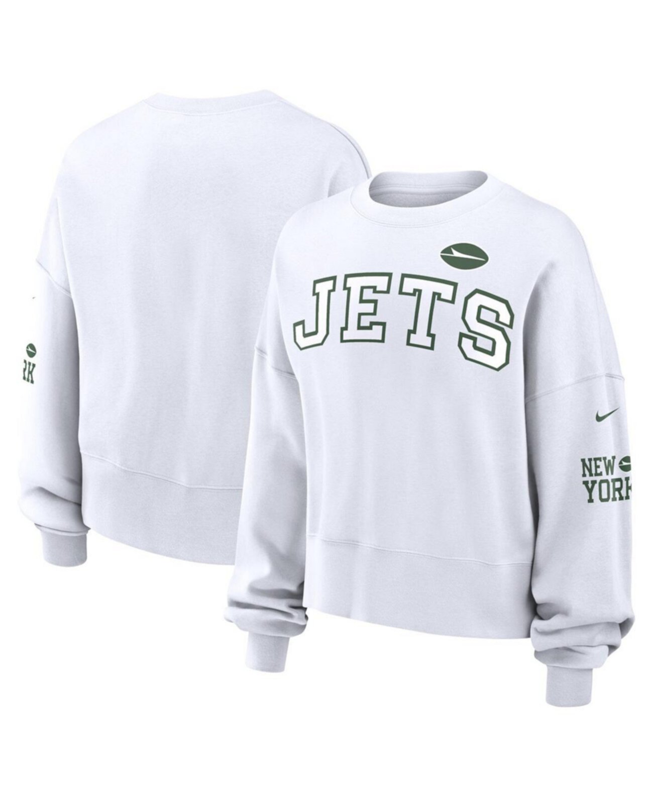 Женская Толстовка Nike New York Jets Оверсайз с Длинным Рукавом Nike