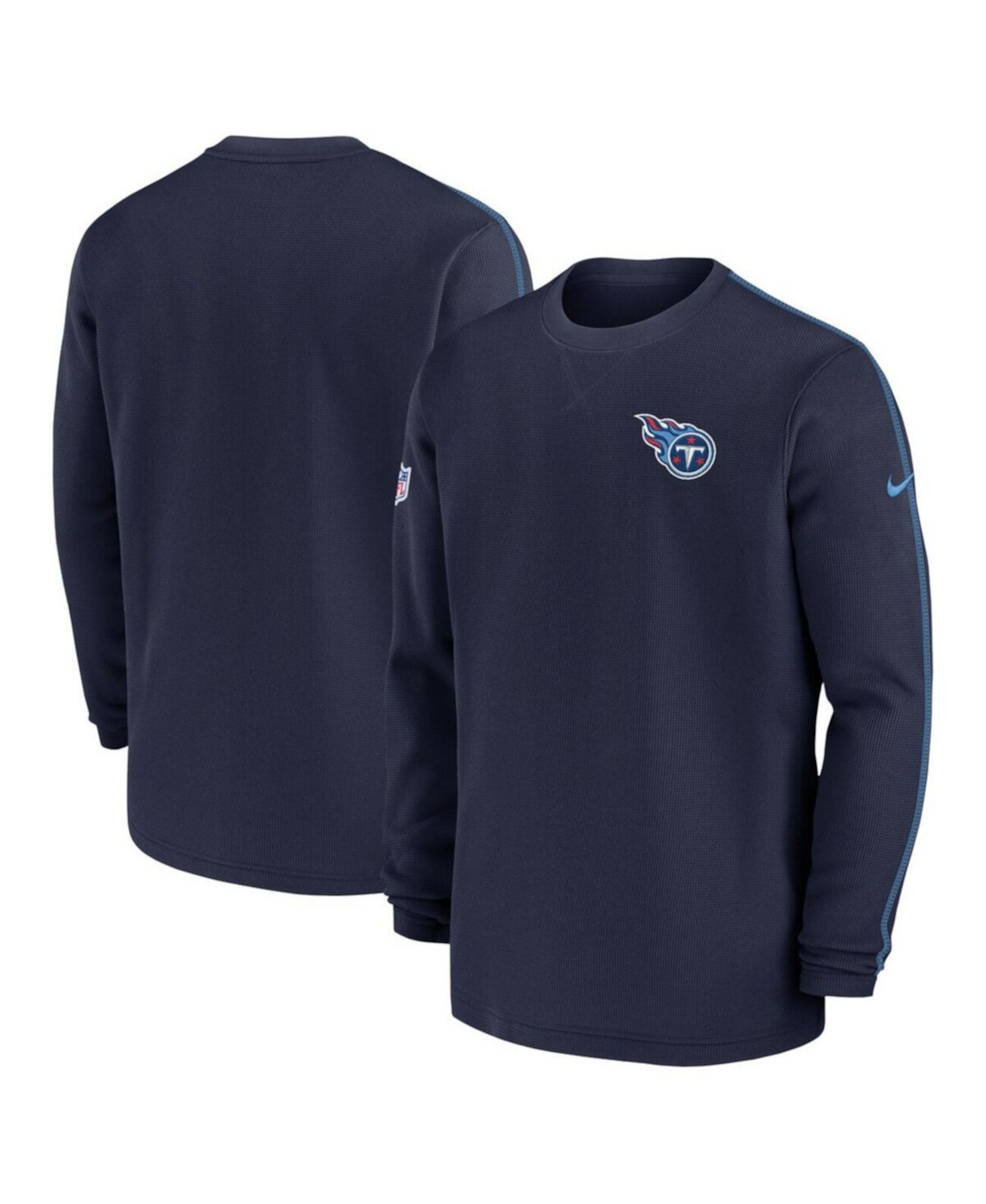 Мужское Джерси Nike Tennessee Titans 2024 Sideline Coaches с длинным рукавом Nike