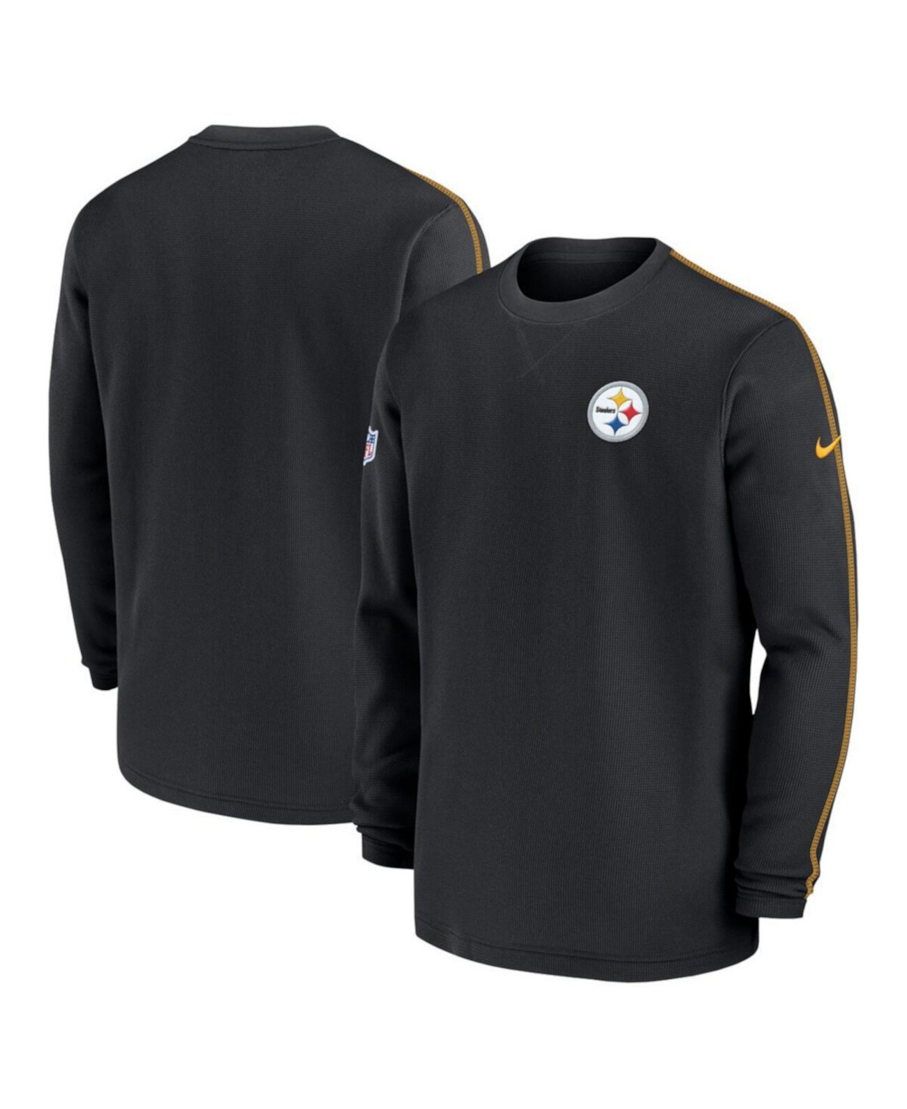 Мужское Джерси Nike Pittsburgh Steelers 2024 Sideline Coaches с длинным рукавом Nike