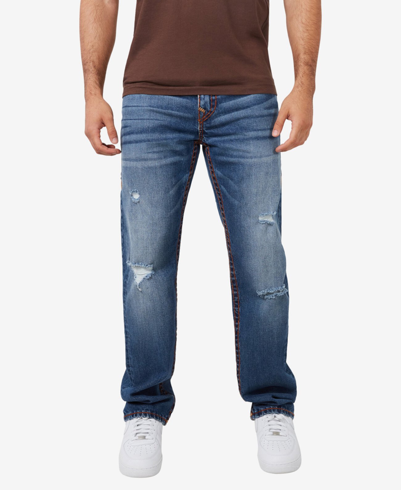 Мужские Прямые Джинсы True Religion Ricky Super T Flap True Religion