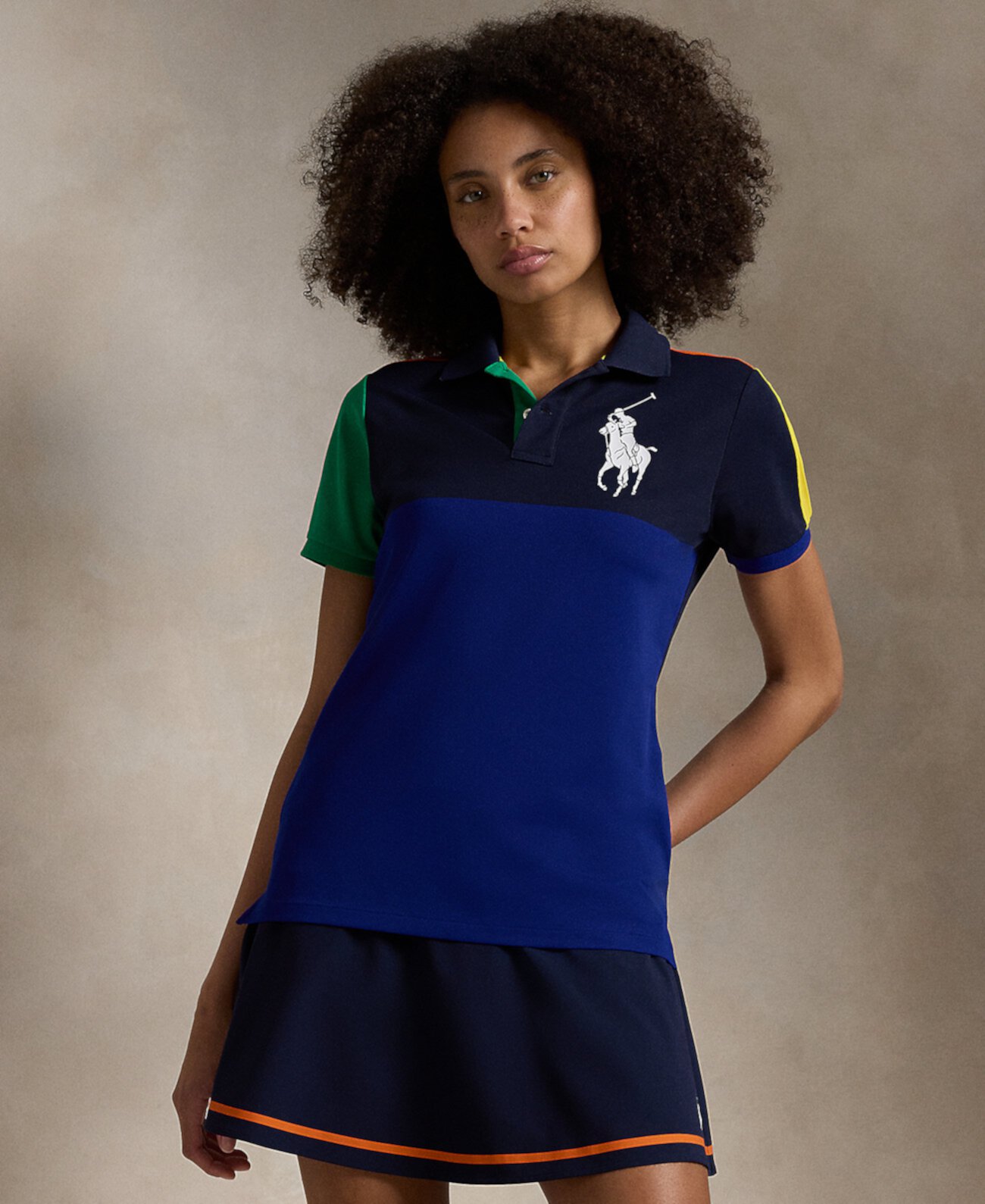 Женская Платья футболки-рубашки Polo Ralph Lauren US Open Tailored Fit Polo Ralph Lauren