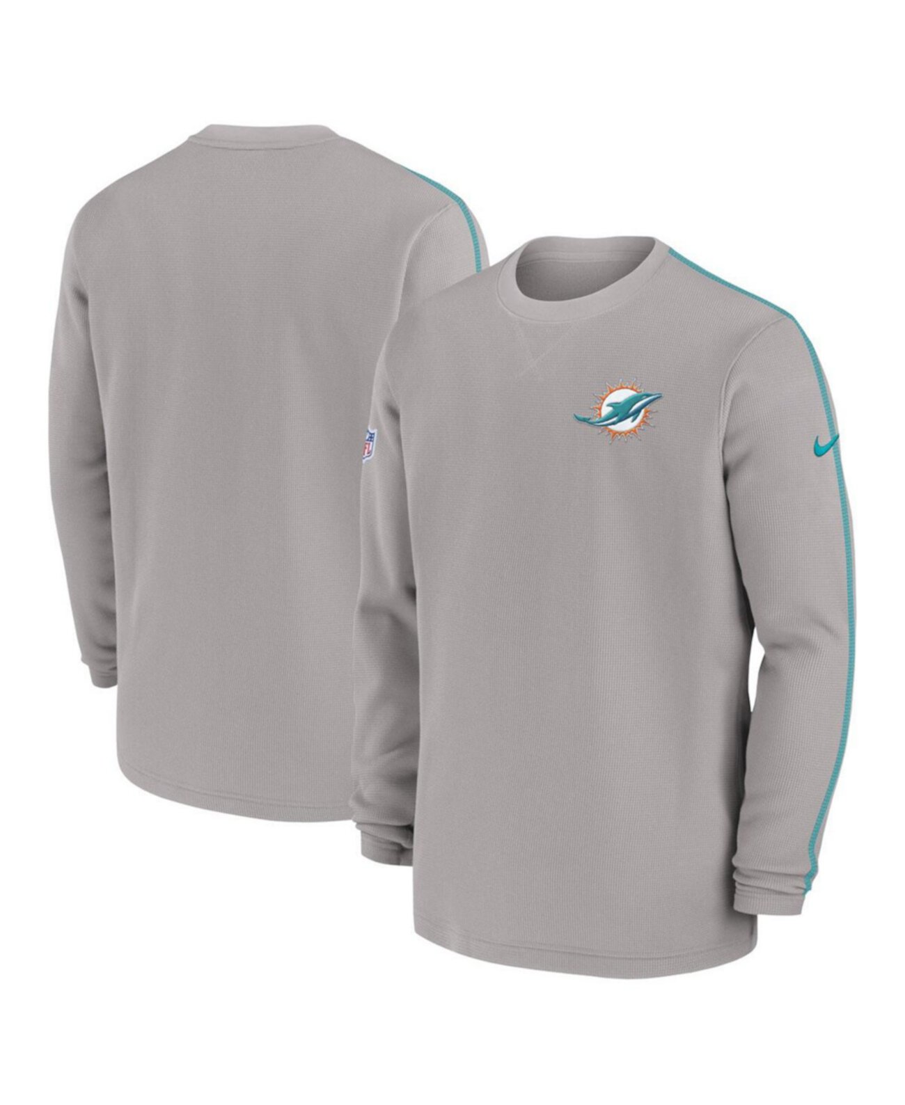 Мужская Джерси Nike Miami Dolphins 2024 Sideline Coaches с длинным рукавом Nike