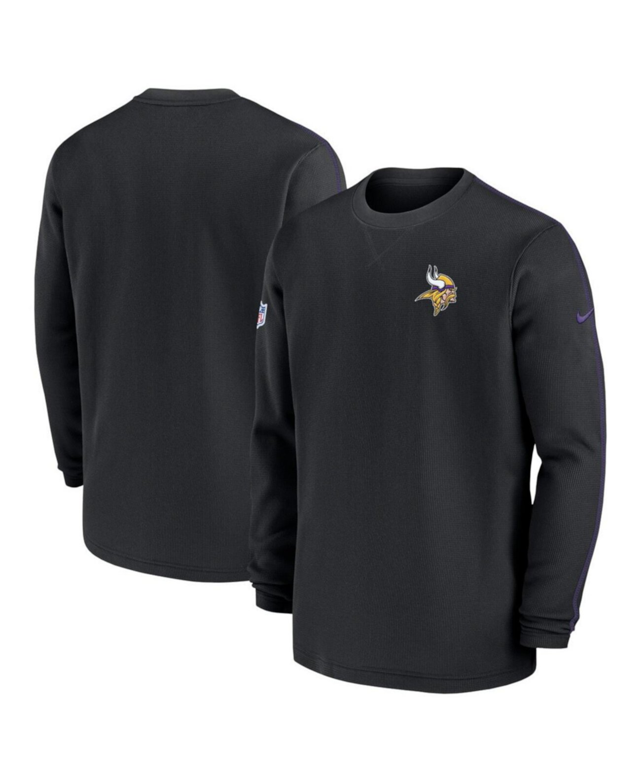 Мужская Джерси Nike Minnesota Vikings 2024 Sideline Coaches Long Sleeve Top Nike