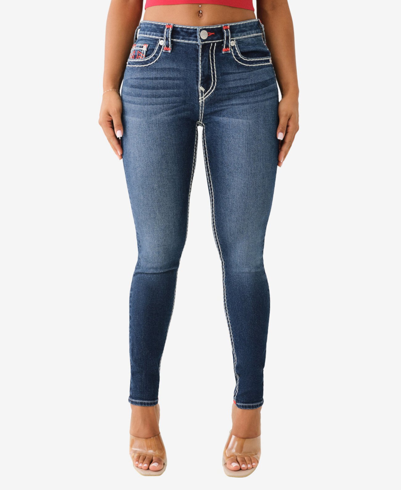 Женские Джинсы skinny True Religion Jennie Super T True Religion