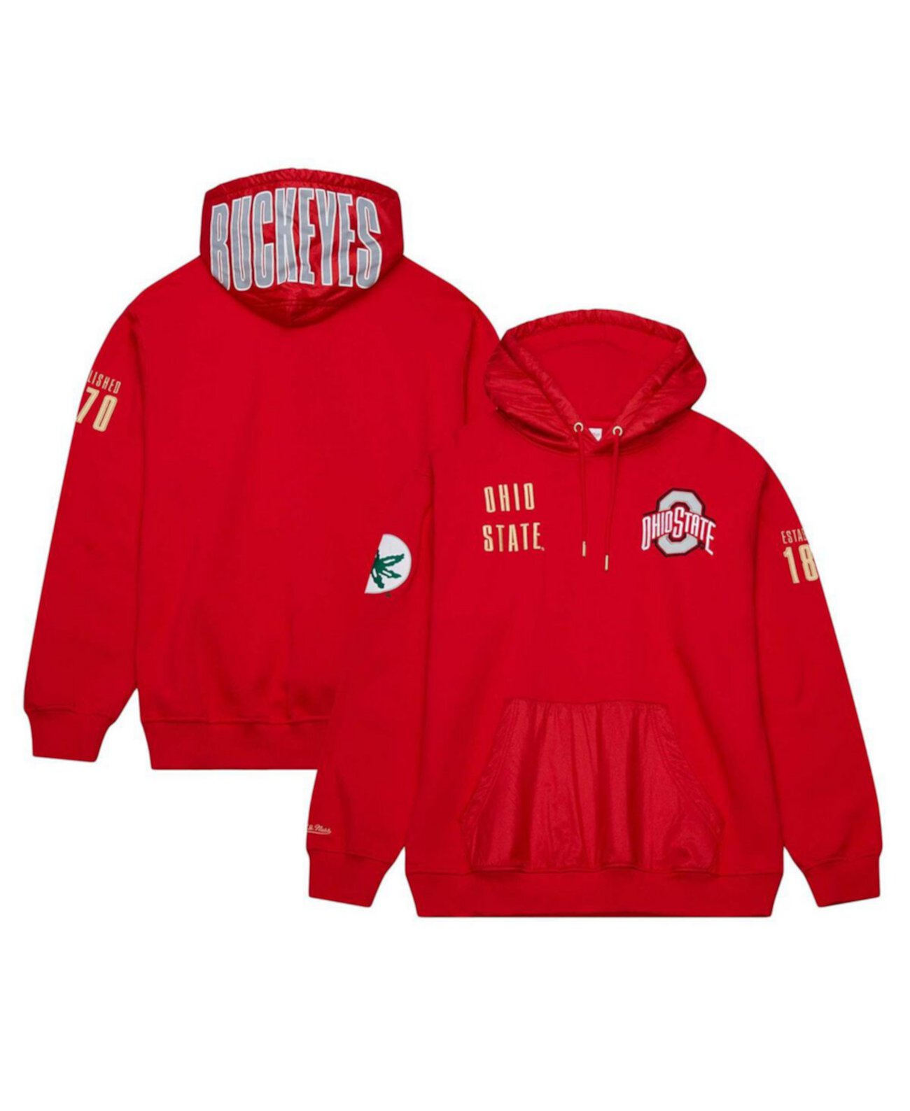 Мужское Худи Mitchell & Ness Ohio State Buckeyes Team OG 2.0 Mitchell & Ness