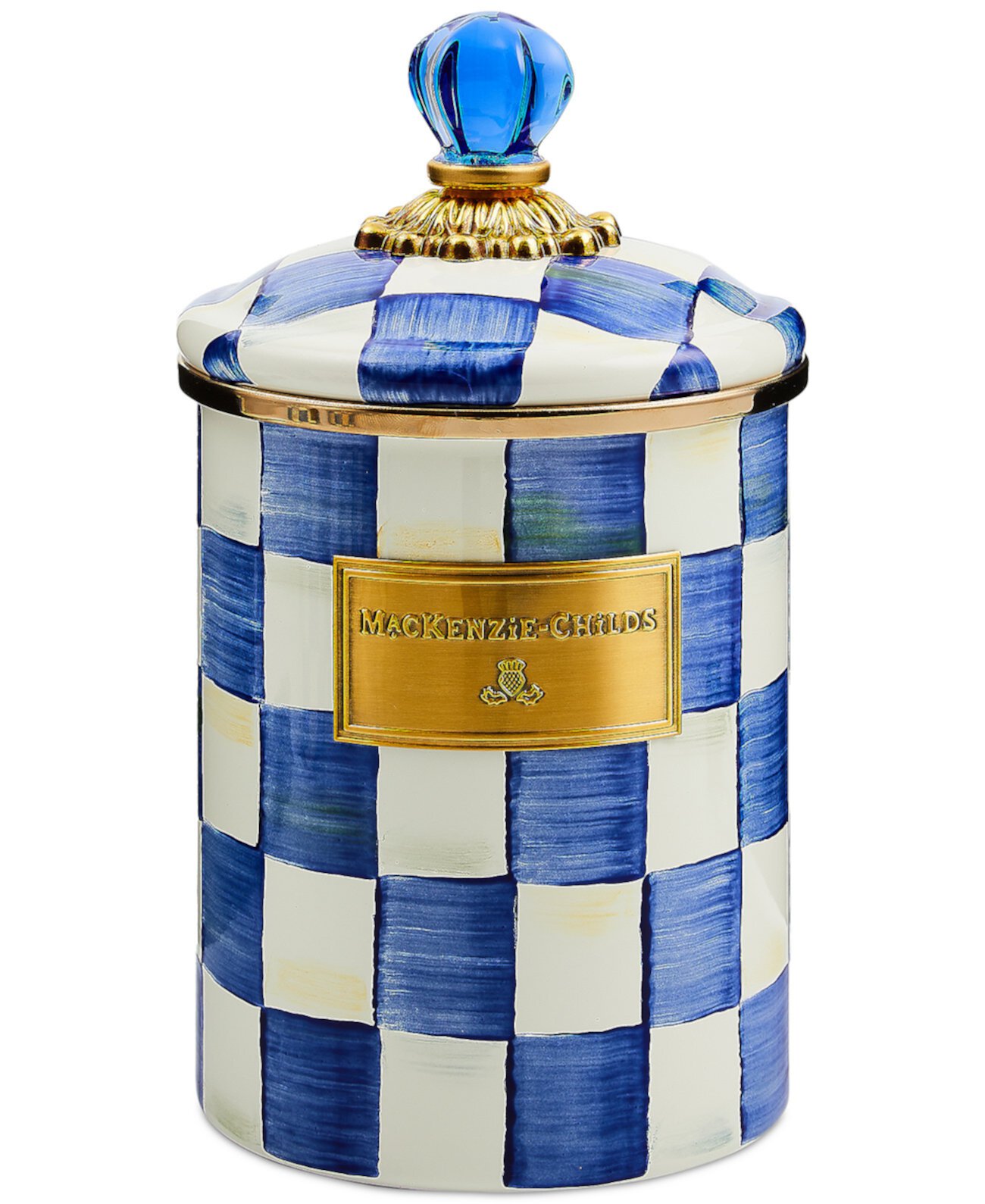 Royal Check Medium Canister MacKenzie-Childs