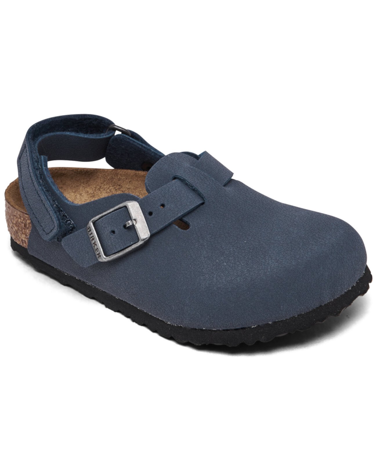 Детские клоги Birkenstock Tokio Birkibuc с контурной стелькой и регулируемым ремешком Birkenstock