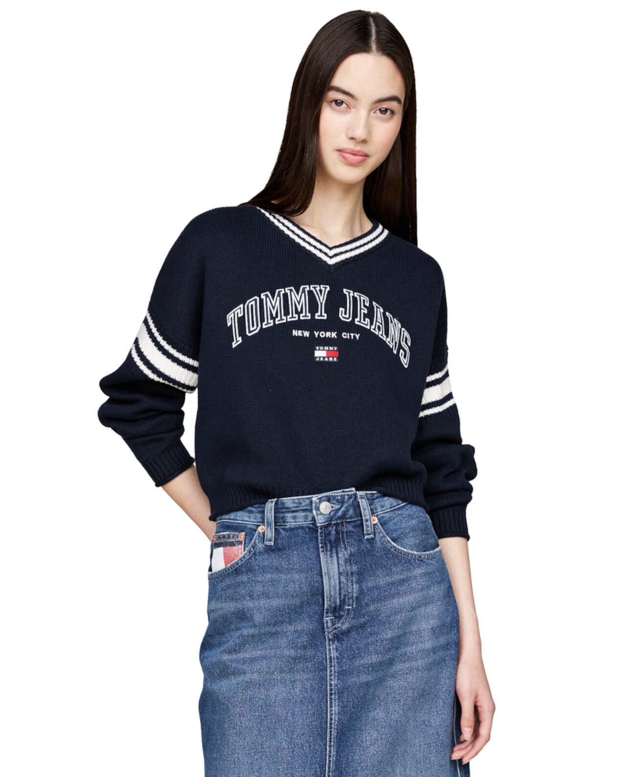 Женский Пуловер Tommy Jeans Кропнутый Tommy Jeans