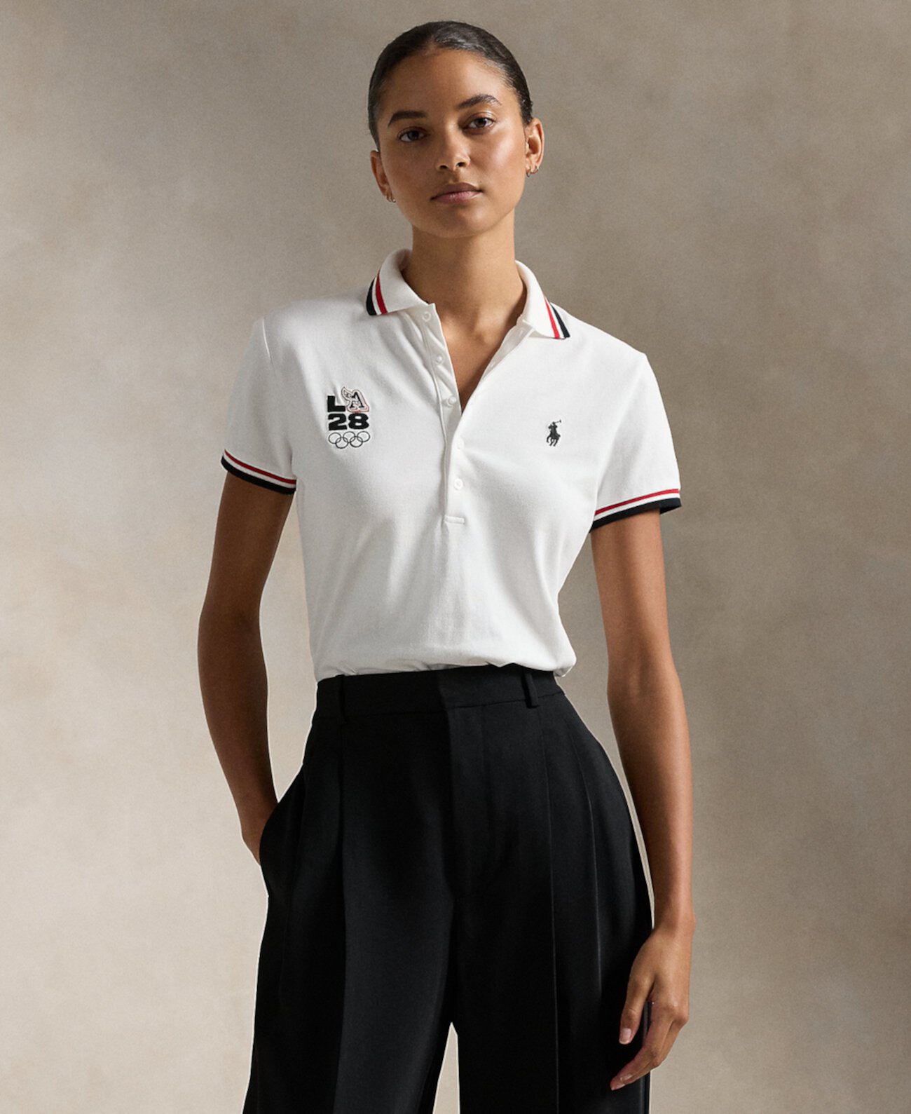 Женская Поло рубашка Polo Ralph Lauren LA28 Olympic Polo Ralph Lauren