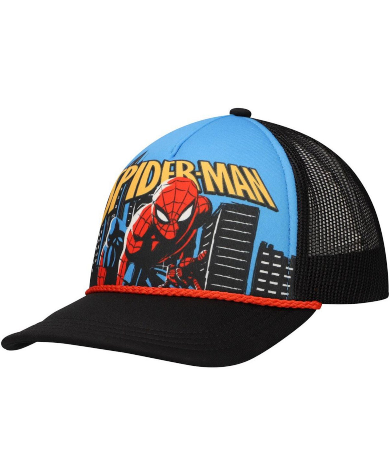 Кепка Lids Черная Spider-Man Foam Trucker Lids