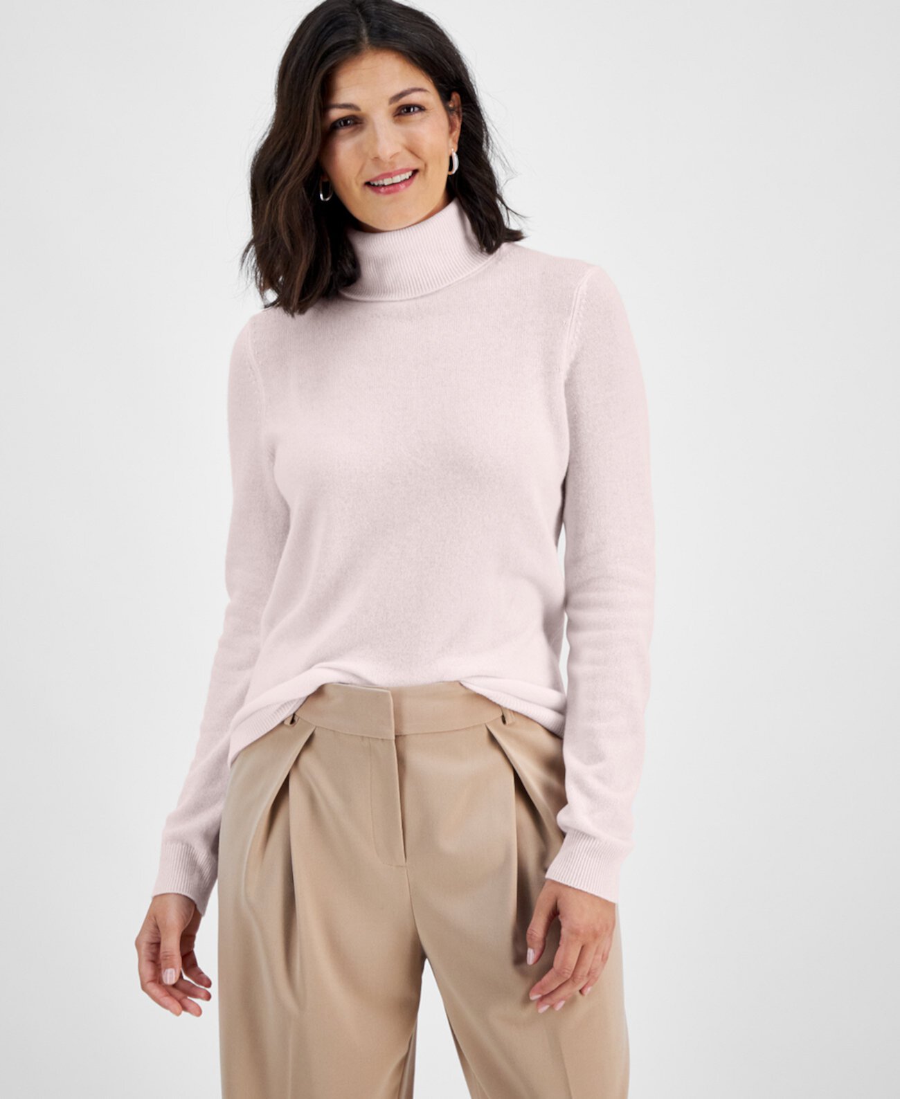 Женский Свитер Charter Club 100% Cashmere Women's Petite Turtleneck Charter Club