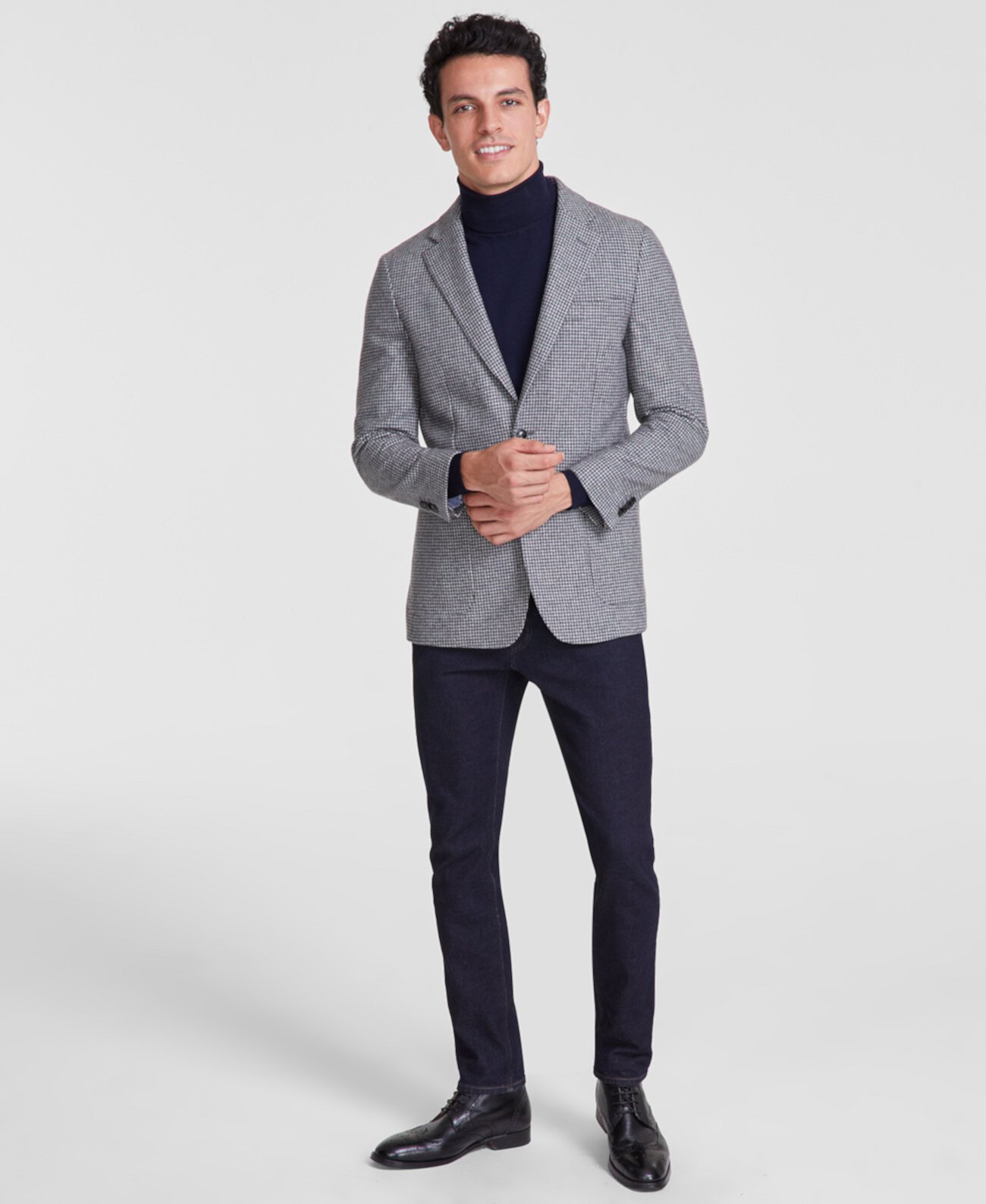 Мужской Блейзер Tommy Hilfiger Modern-Fit Wool Blend Tommy Hilfiger