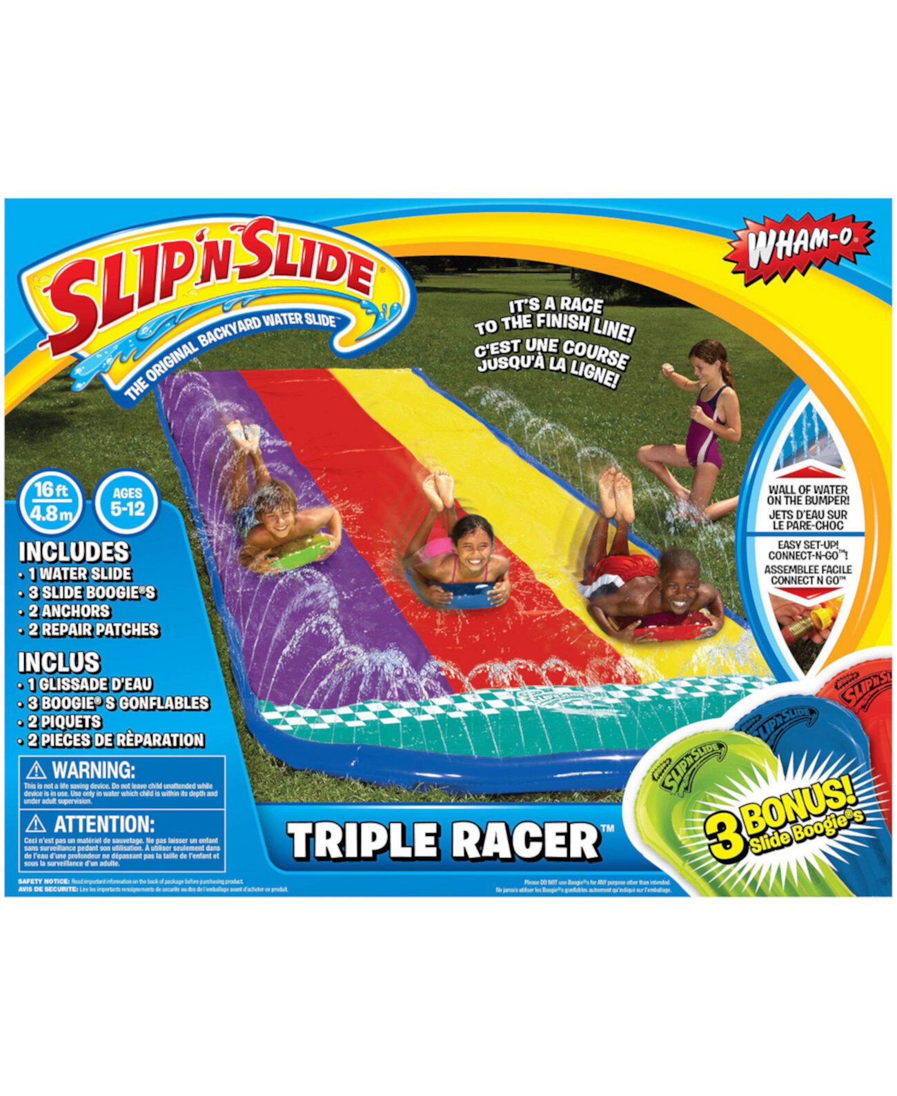 Игра Wham-o Slip 'N Slide Triple Racer Wham-o