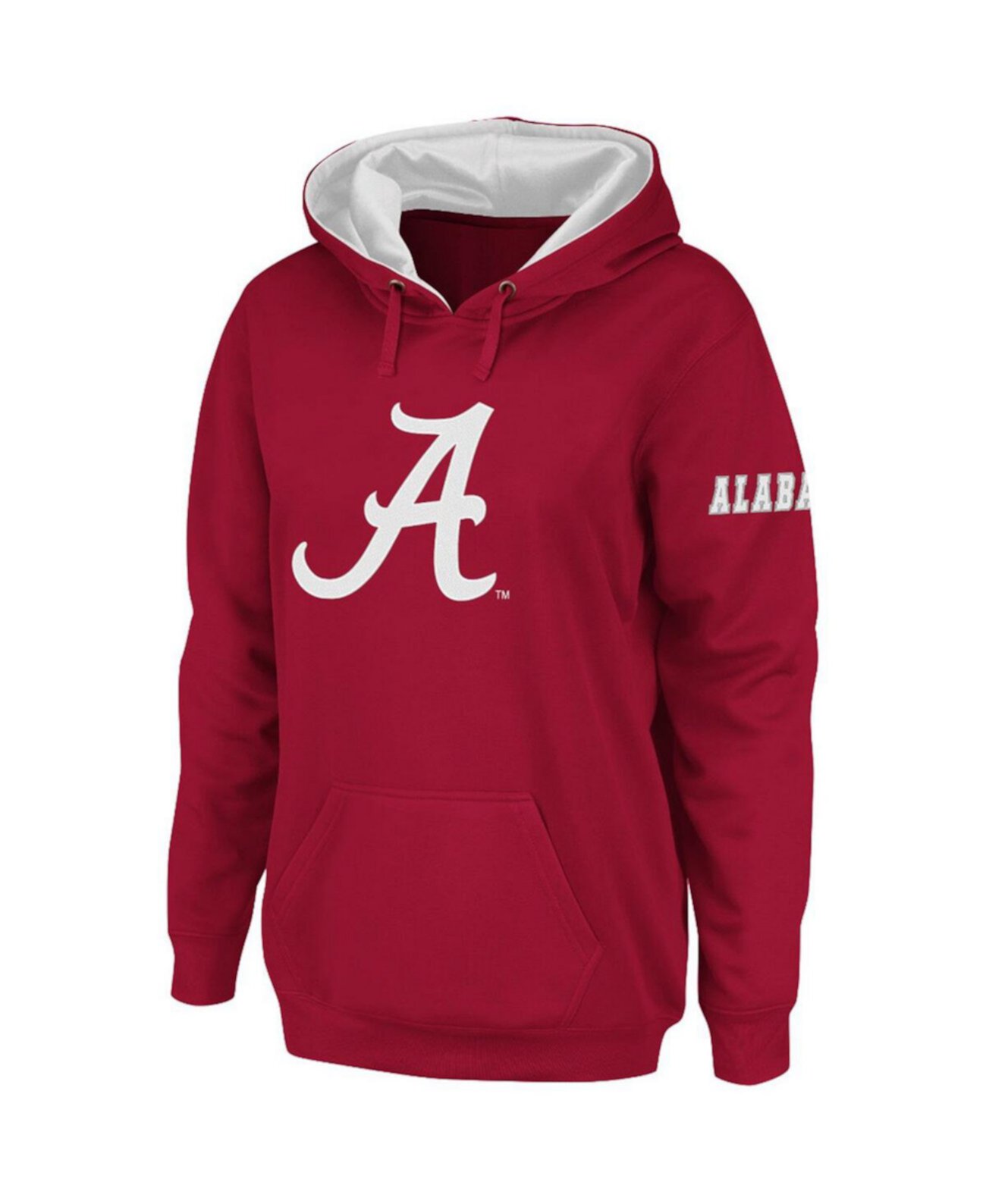 Худи для женщин Alabama Crimson Tide с большим логотипом и капюшоном Stadium Athletic