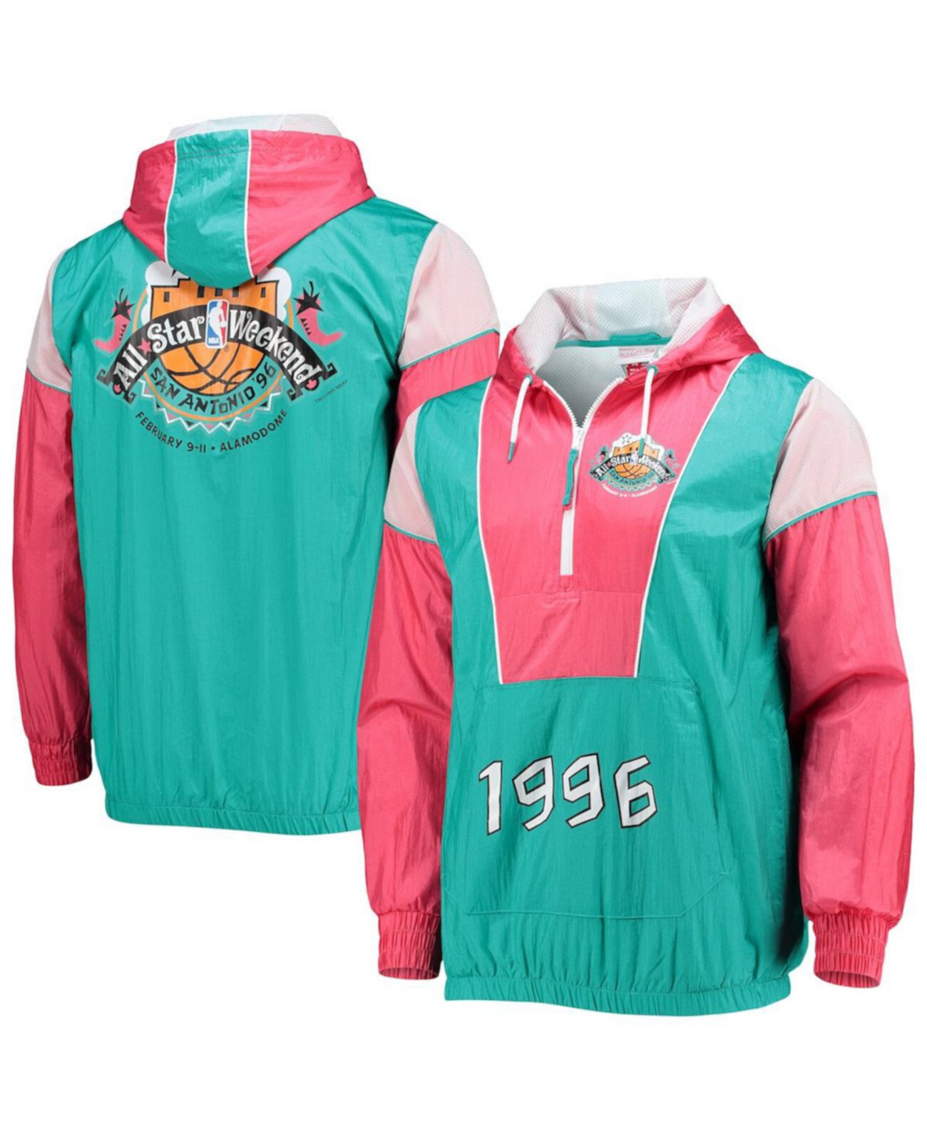 Мужская Повседневная куртка Mitchell & Ness Windbreaker 1996 NBA All-Star Weekend Highlight Reel Mitchell & Ness