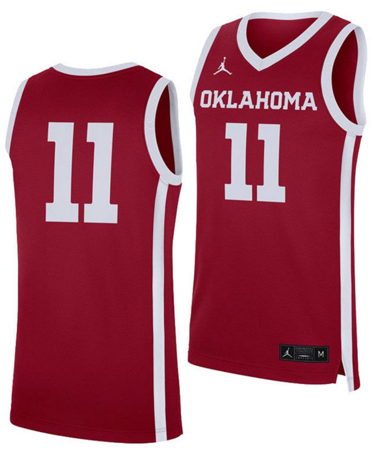 Мужская Джерси Nike Oklahoma Sooners Replica Basketball Road Jordan