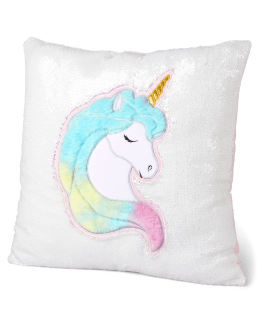 Girls Flip Sequin Unicorn Pillow The Children`s Place