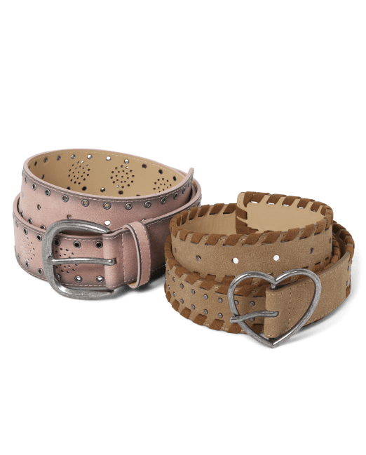 Ремни The Children`s Place Tween Girls Western Belt 2-Pack The Children`s Place