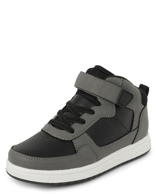 Детские кроссовки из искусственной кожи и сетки Colorblock Mid Top The Children`s Place