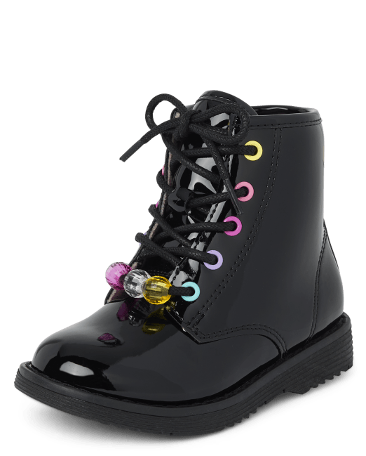 Детские ботинки The Children`s Place Beaded Lace Up Booties The Children`s Place