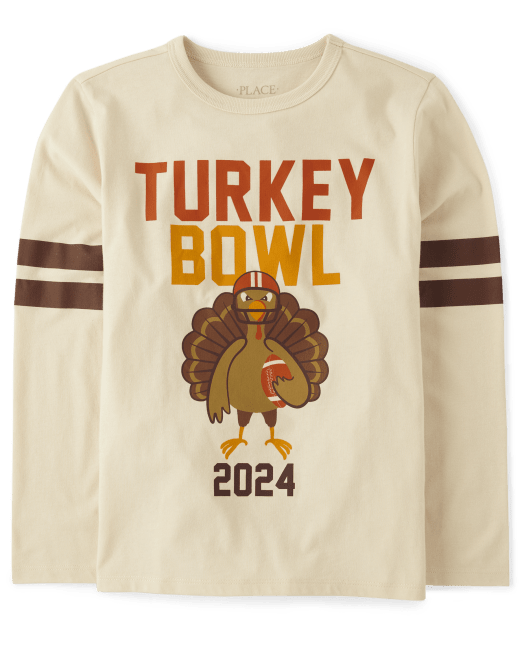 Универсальные Детские Футболки The Children's Place Turkey Bowl 2024 The Children`s Place