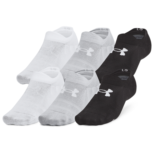 Носки Under Armour Essential, 6 пар, ультракороткие, быстросохнущие Under Armour